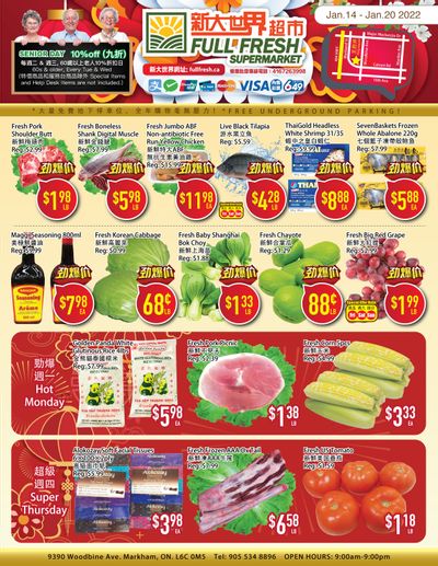 Full Fresh Supermarket Flyer January 14 to 20
