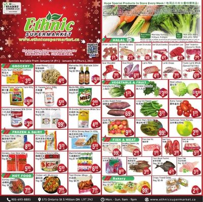 Ethnic Supermarket Flyer January 14 to 20