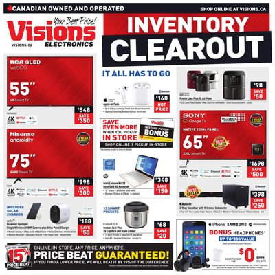 Visions Electronics Flyer January 14 to 20