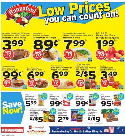 Hannaford (MA) Weekly Ad Flyer January 15 to January 22