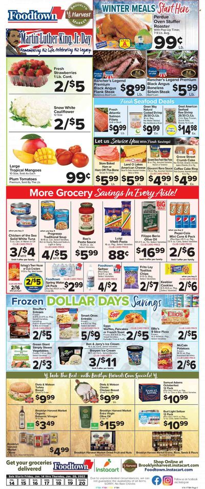 Foodtown (NJ, NY, PA) Weekly Ad Flyer January 15 to January 22