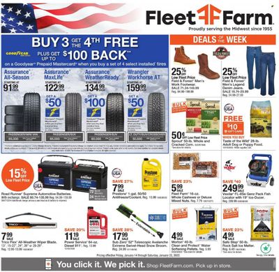 Fleet Farm (IA, MN, ND, WI) Weekly Ad Flyer January 15 to January 22