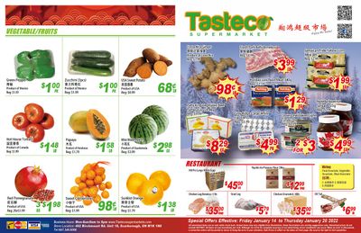 Tasteco Supermarket Flyer January 14 to 20