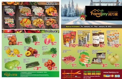 Famijoy Supermarket Flyer January 14 to 20