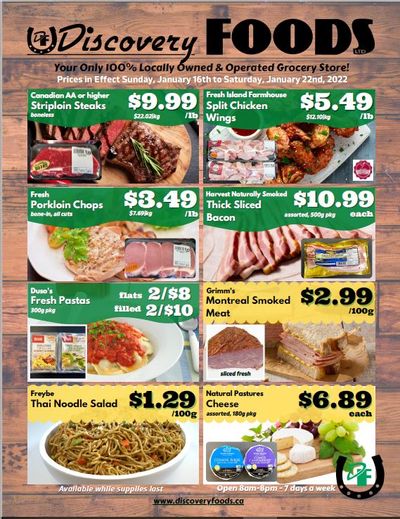 Discovery Foods Flyer January 16 to 22