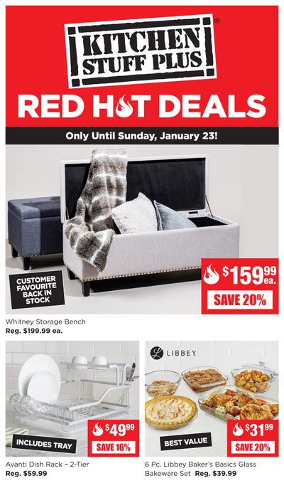 Kitchen Stuff Plus Red Hot Deals Flyer January 17 to 23