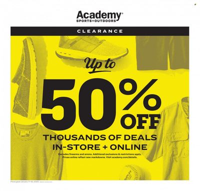 Academy Sports (AL, AR, GA, LA, MO, NC, SC, TN, TX) Weekly Ad Flyer January 17 to January 24