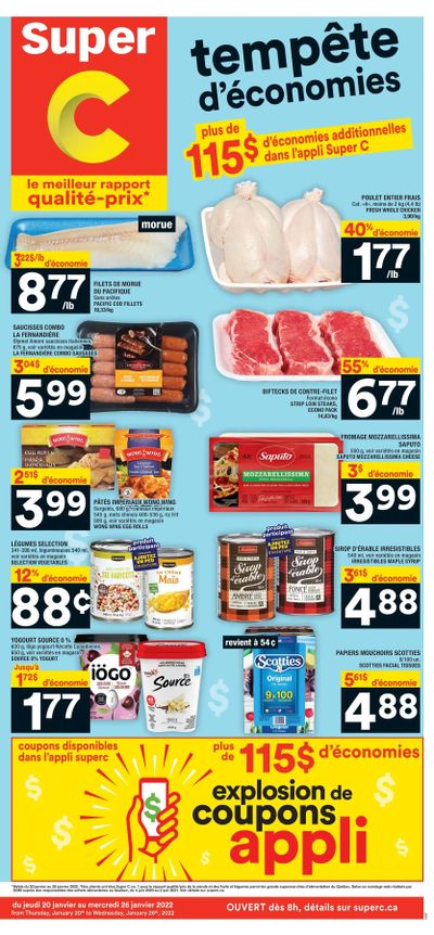 Super C Flyer January 20 to 26