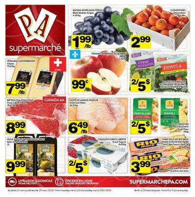 Supermarche PA Flyer March 23 to 29