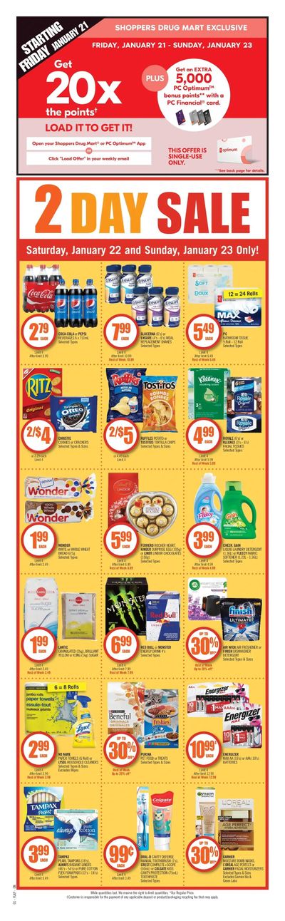 Shoppers Drug Mart (ON) Flyer January 22 to 27