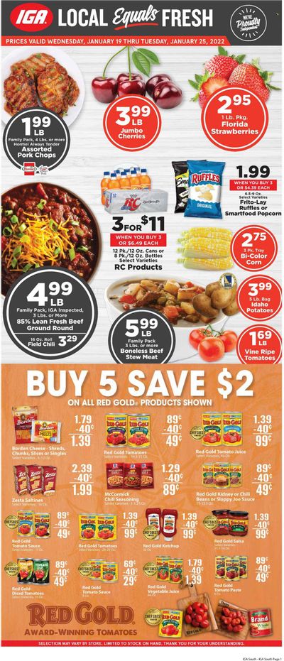 IGA Weekly Ad Flyer January 19 to January 26