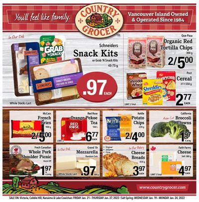 Country Grocer (Salt Spring) Flyer January 19 to 24