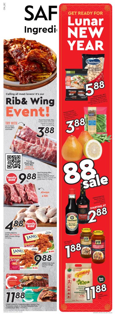Safeway (BC) Flyer January 20 to 26