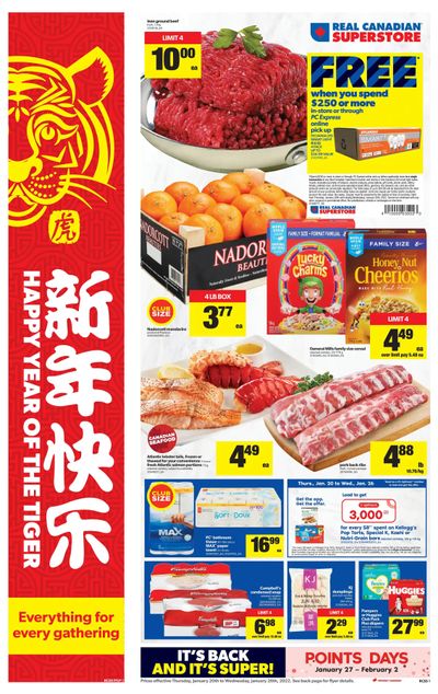 Real Canadian Superstore (ON) Flyer January 20 to 26