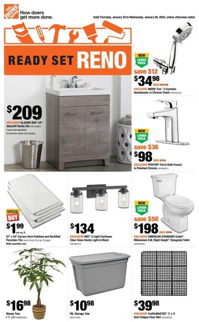 Home Depot (BC) Flyer January 20 to 26