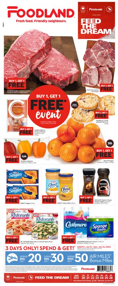 Foodland (ON) Flyer January 20 to 26