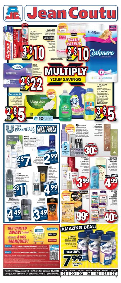 Jean Coutu (NB) Flyer January 21 to 27