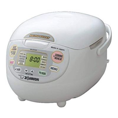 Zojirushi NS-ZCC18 10 cup Neuro Fuzzy Rice Cooker and Warmer In Premium White on Sale for at Amazon Canada
