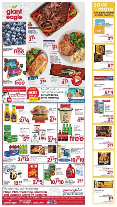 Giant Eagle (OH, PA) Weekly Ad Flyer January 19 to January 26