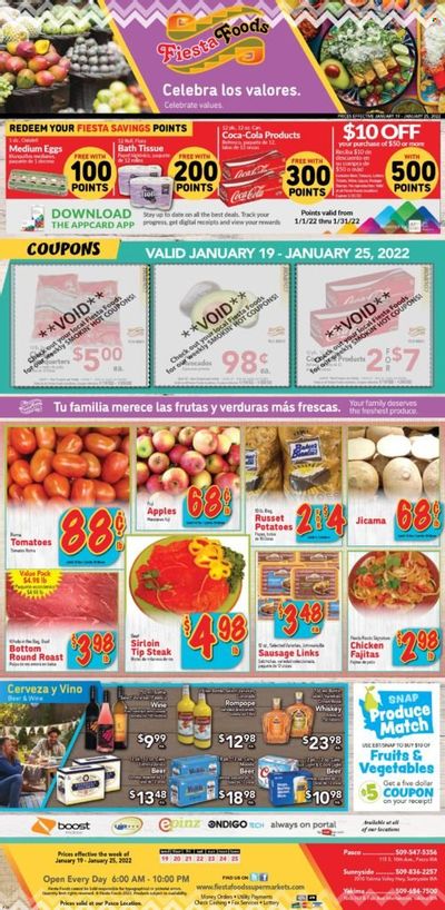 Fiesta Foods SuperMarkets (WA) Weekly Ad Flyer January 19 to January 26