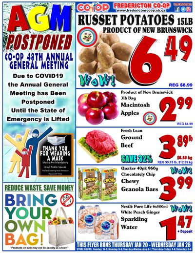 Fredericton Co-op Flyer January 20 to 26