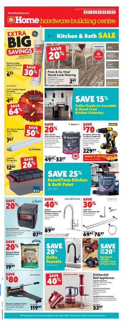 Home Hardware Building Centre (ON) Flyer January 20 to 26