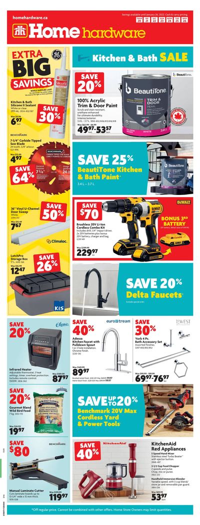 Home Hardware (ON) Flyer January 20 to 26