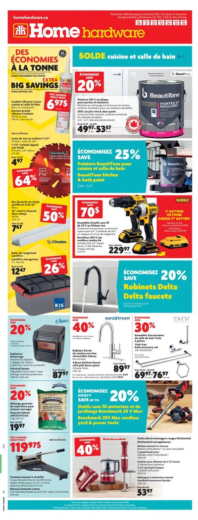 Home Hardware (QC) Flyer January 20 to 26