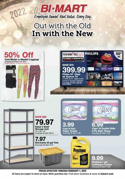 Bi-Mart (ID, OR, WA) Weekly Ad Flyer January 19 to January 26
