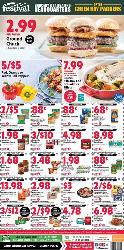 Festival Foods (WI) Weekly Ad Flyer January 19 to January 26