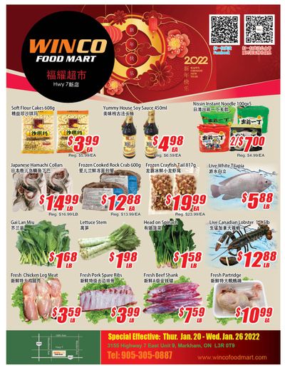 WinCo Food Mart (HWY 7) Flyer January 20 to 26