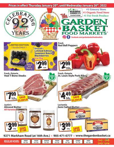 The Garden Basket Flyer January 20 to 26