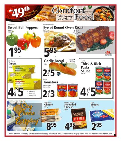 The 49th Parallel Grocery Flyer January 20 to 26