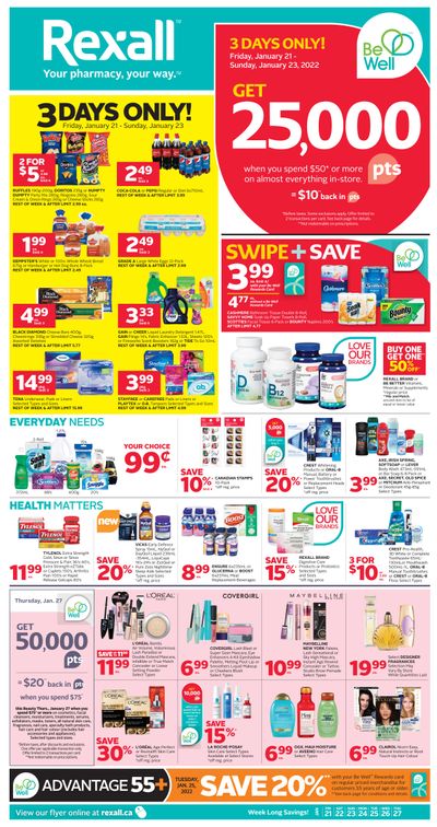 Rexall (ON) Flyer January 21 to 27