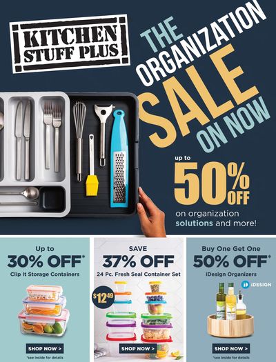 Kitchen Stuff Plus Organization Sale Flyer January 20 to February 13