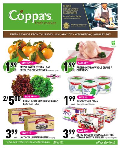 Coppa's Fresh Market Flyer January 20 to 26