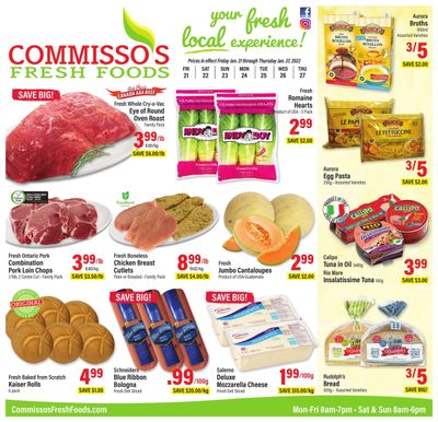 Commisso's Fresh Foods Flyer January 21 to 27