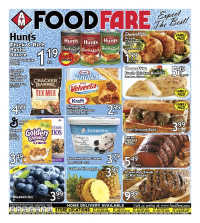 Food Fare Flyer January 22 to 28