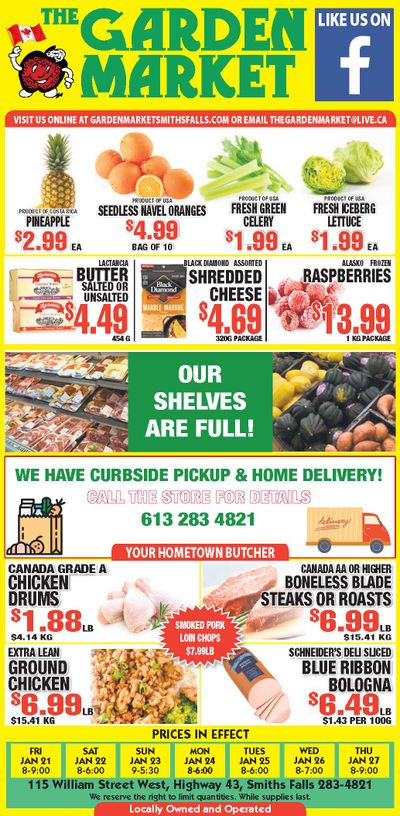 The Garden Market Flyer January 21 to 27