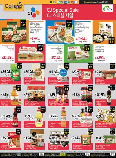Galleria Supermarket Flyer January 21 to 27