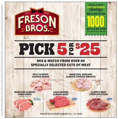 Freson Bros. Flyer January 21 to 27