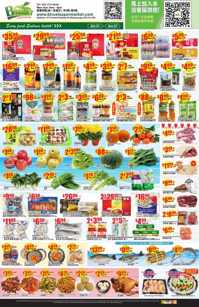 Btrust Supermarket (Mississauga) Flyer January 21 to 27