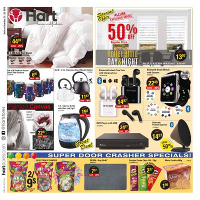 Hart Stores Flyer October 23 to 29
