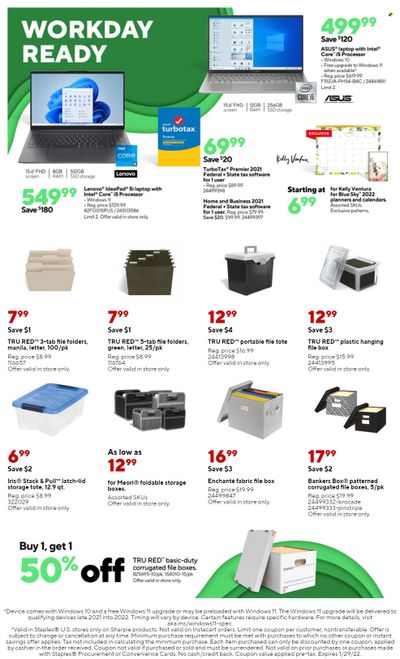 Staples Weekly Ad Flyer January 20 to January 27