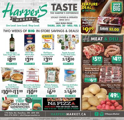 Harper's Market Flyer January 20 to February 2