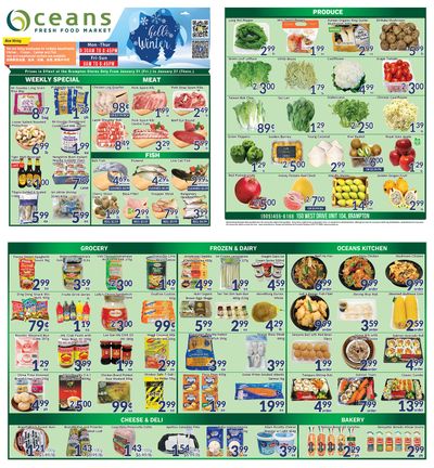Oceans Fresh Food Market (Brampton) Flyer January 21 to 27