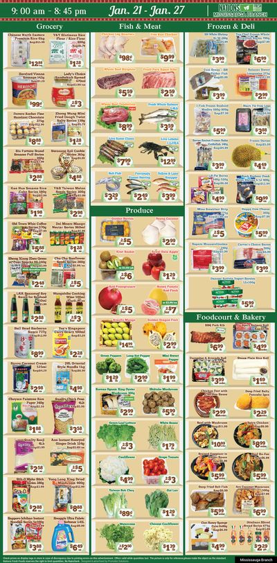 Nations Fresh Foods (Mississauga) Flyer January 21 to 27