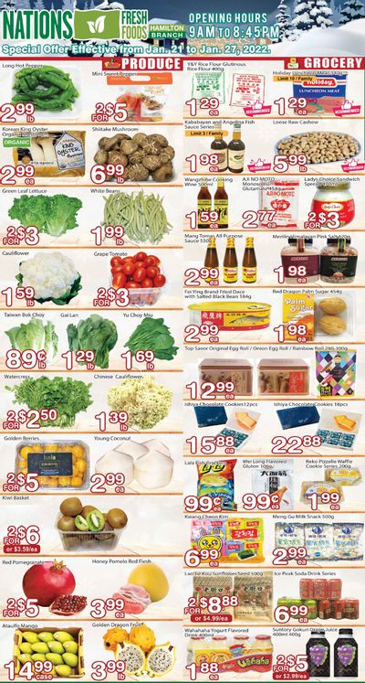 Nations Fresh Foods (Hamilton) Flyer January 21 to 27