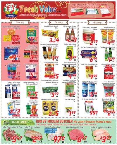 Fresh Value Flyer January 21 to 27