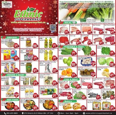 Ethnic Supermarket Flyer January 21 to 27